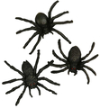 Plastic Spiders 4 cm, 10 pcs thumbnail