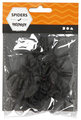 Plastic Spiders 4 cm, 10 pcs thumbnail