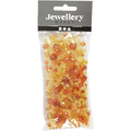 Mixed Faceted Beads 45 gr - Yellow thumbnail