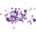 Mixed Faceted Beads 45 gr - Purple thumbnail