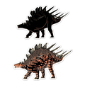 Scratch Art Stickers - Dinosaurs, 4 pcs thumbnail