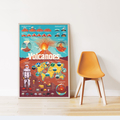 Learn & Discover Sticker Poster - Volcanoes thumbnail