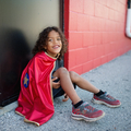 2-in-1 Reversible Cape Gold/Red, Size 5-6 yrs thumbnail