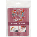 Paper Chain Garland Strips - Patterns, 400 pcs thumbnail