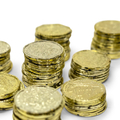 Plastic Pirate Coins, 72 pcs thumbnail