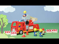 Wooden Fire Truck, 14 pcs thumbnail