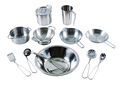 Stainless Steel Kitchen Play Set, 12 pcs thumbnail