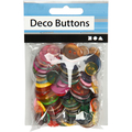 Buttons - Assorted Colours, 100 pcs thumbnail