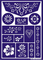 Face Paint Stencils - Flowers thumbnail