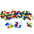 Cubes 2 cm - Quarter Circles, 200 pcs thumbnail