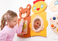 Animal Wall Panel - Bruno the Bear thumbnail