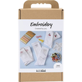 DIY Embroidery Kit - Socks, 3 pairs thumbnail
