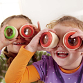 Wooden Kaleidoscope (assorted colours), 1 pc thumbnail