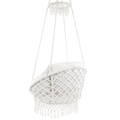 Macramé Hammock Chair - White thumbnail