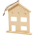 Paint Your Own House Shaped Key Holder thumbnail