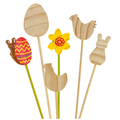 Paint Your Own Flower Stakes - Easter, 12 pcs thumbnail