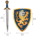 Knight Sword & Shield Set - Noble Knight (Blue) thumbnail