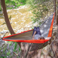 Double Portable Hammock (Nylon) - Grey thumbnail
