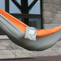 Double Portable Hammock (Nylon) - Grey thumbnail