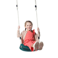 Plastic Swing - Dark Green (Beige Rope) thumbnail
