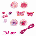 Plastic Beads - Butterflies, 285 pcs thumbnail