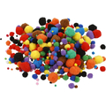Pom Poms (Assorted Colours), 42 g thumbnail