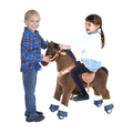 Ride-On Horse - Dark Brown w. White Blaze, Medium thumbnail