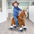 Ride-On Horse - Light Brown w. White Blaze, Small thumbnail