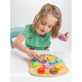 Number Puzzle - How Many Acorns, 10 pcs thumbnail