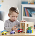 Shape Sorting Cube with Geometric Shapes thumbnail