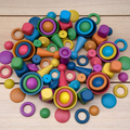 Montessori Rainbow Wooden Super Set, 84 pcs thumbnail