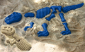 Sand Moulds - Dinosaur Fossil, 10 pcs thumbnail