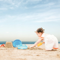 Sand Play - Bucket Set - Blue, 7 pcs thumbnail