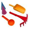 Sand Play - Bucket Set - Blue, 7 pcs thumbnail