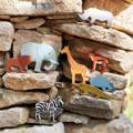 Wooden Safari Animals, 8 pcs thumbnail