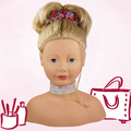 Götz - Make-Up & Styling Doll Head thumbnail