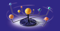 Tabletop Solar System 34 cm thumbnail
