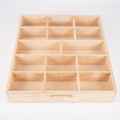 Wooden Sorting Tray, 14 Way thumbnail