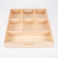 Wooden Sorting Tray, 7 Way thumbnail