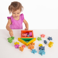 Rainbow Wooden Stars, 21 pcs thumbnail