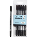 Fabric Markers - Black, 6 pcs thumbnail