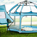 Pop-Up Playpen/Hideaway with Cover - Light Blue thumbnail