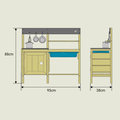 Mud Kitchen incl. Pots & Utensils - Junior Chef thumbnail