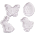 Embossed Clay/Cookie Cutters - Easter, 4 pcs thumbnail
