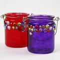 Glass Candle Jars Ø7.6 cm, 2 pcs thumbnail