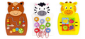 Activity Wall Panels - Animal Friends, 3 pcs thumbnail