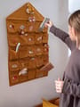 24-Day Advent Calendar with Pockets - Retro thumbnail
