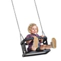 Bucket Baby Swing with Rubber Seat - Black thumbnail