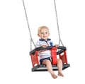 Bucket Baby Swing with Rubber Seat - Red thumbnail