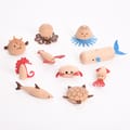 Sea Creatures Wooden Figures, 10 pcs thumbnail
